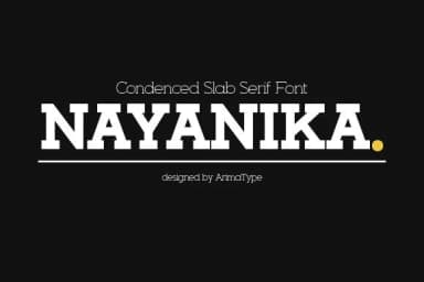 Nayanika by arimatype — Slab Serif Font — thumbnail 1
