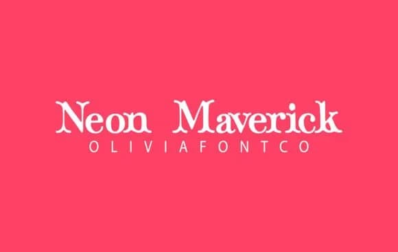 Neon Maverick by OliviaFontCo — Slab Serif Font