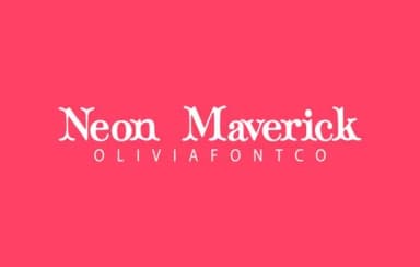 Neon Maverick by OliviaFontCo — Slab Serif Font — thumbnail 1