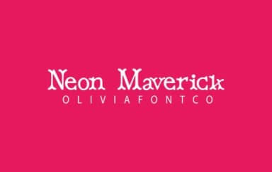 Neon Maverick by OliviaFontCo — Slab Serif Font — thumbnail 1