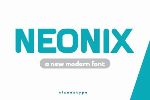 Neonix by Niznaz Graphic Studio — Slab Serif Font