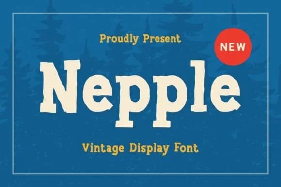 Nepple by imoodev — Slab Serif Font