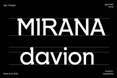 Nesia Sans by Ryan Vierra — Slab Serif Font — thumbnail 6