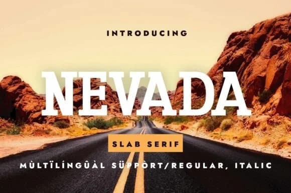 Nevada by Minimalistartstudio — Slab Serif Font