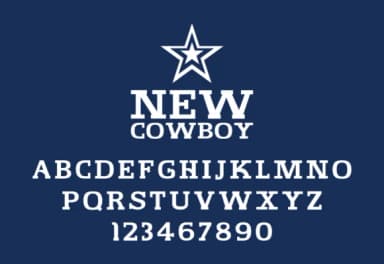 New Cowboy by GraphicsNinja — Slab Serif Font — thumbnail 3