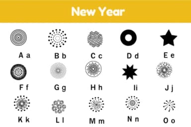 New Year by Nun Sukhwan — Dingbats Font — thumbnail 2