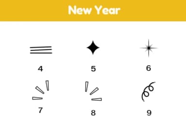 New Year by Nun Sukhwan — Dingbats Font — thumbnail 4