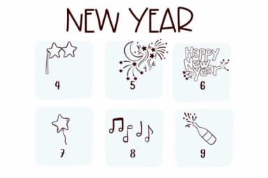 New Year by Sirinart — Dingbats Font — thumbnail 4