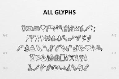 New Year by YandiDesigns — Dingbats Font — thumbnail 2