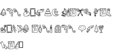 New Year by YandiDesigns — Dingbats Font — thumbnail 5