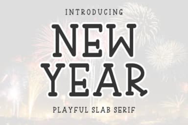 New Year by Letterayu — Slab Serif Font — thumbnail 1