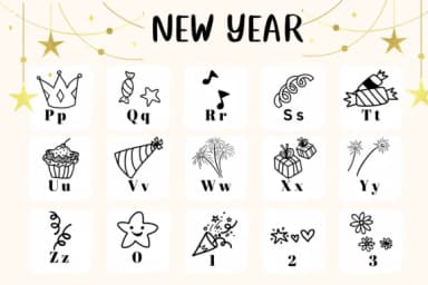 New Year by CHANOK — Dingbats Font — thumbnail 3