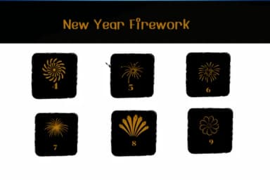 New Year Firework by Ketsarin — Dingbats Font — thumbnail 4
