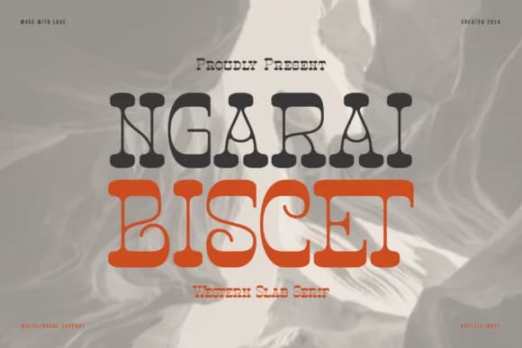 Ngarai Biscet by Denustudios — Slab Serif Font
