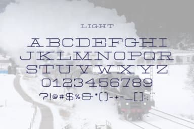 NH Rail by VonTypeCo — Slab Serif Font — thumbnail 3