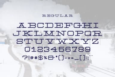 NH Rail by VonTypeCo — Slab Serif Font — thumbnail 4