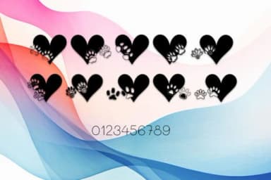 Nice Cat Paws by MOMAT THIRTYONE — Dingbats Font — thumbnail 3