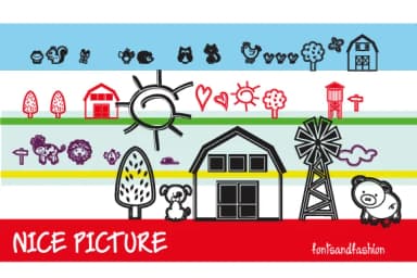 Nice Picture by Fontsandfashion — Dingbats Font — thumbnail 1