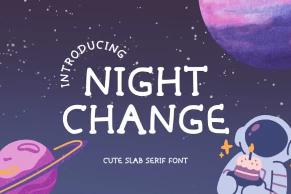 Night Change by SiapGraph — Slab Serif Font