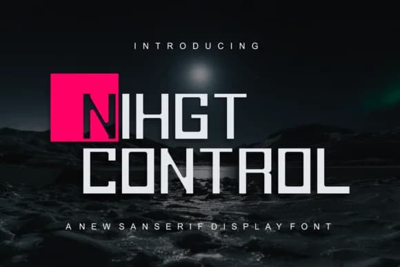 Night Control by kalingga.albert — Slab Serif Font