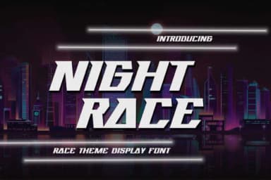 Nightrace by Gassstype Studio — Slab Serif Font — thumbnail 1
