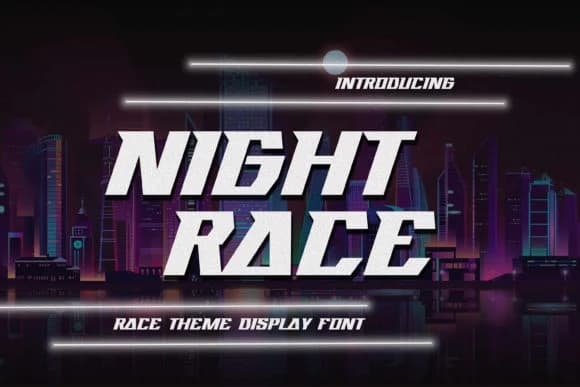 Nightrace by Gassstype Studio — Slab Serif Font