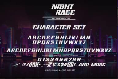 Nightrace by Gassstype Studio — Slab Serif Font — thumbnail 8