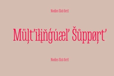 Noelles by Maulana Creative — Slab Serif Font — thumbnail 7