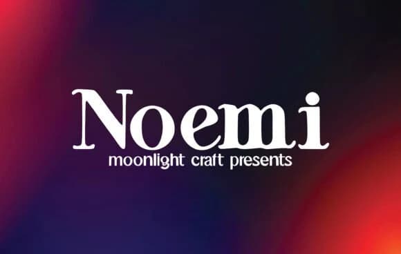 Noemi by moonlight craft — Slab Serif Font