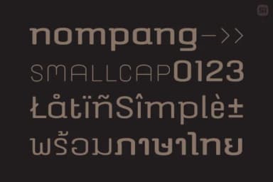 Nompang by DHAMMADHA STUDIO — Slab Serif Font — thumbnail 7