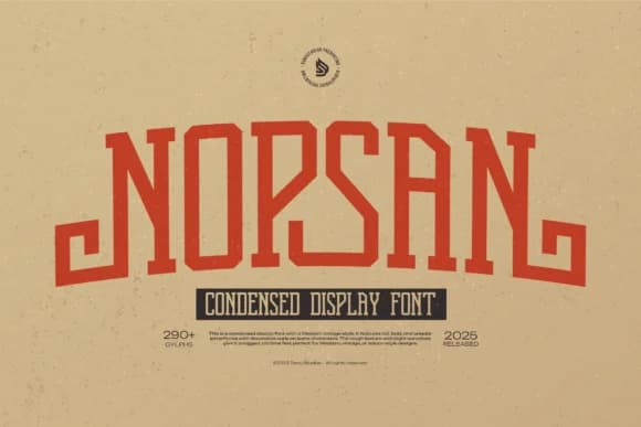 Nopsan by Denustudios — Slab Serif Font
