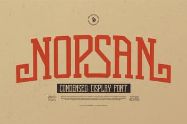 Nopsan by Denustudios — Slab Serif Font — thumbnail 1