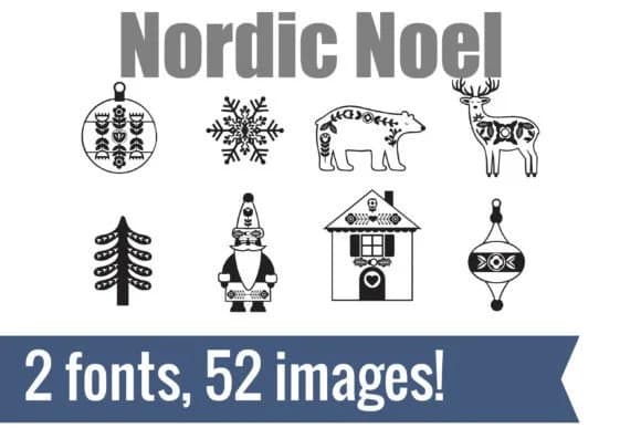 Nordic Noel Dingbats by Illustration Ink — Dingbats Font