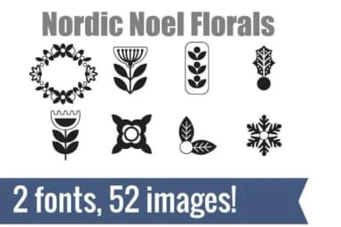 Nordic Noel Dingbats by Illustration Ink — Dingbats Font — thumbnail 2