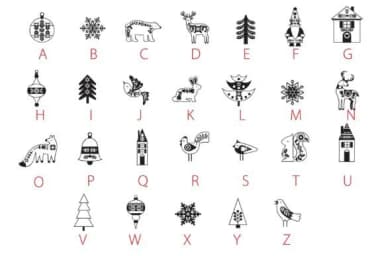Nordic Noel Dingbats by Illustration Ink — Dingbats Font — thumbnail 4