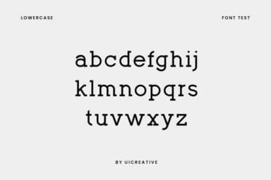 Norheast Slab by uicreativenet — Slab Serif Font — thumbnail 6