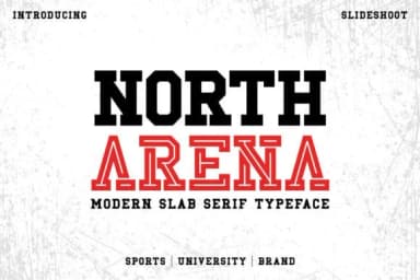 North Arena by Idea Studio — Slab Serif Font — thumbnail 1