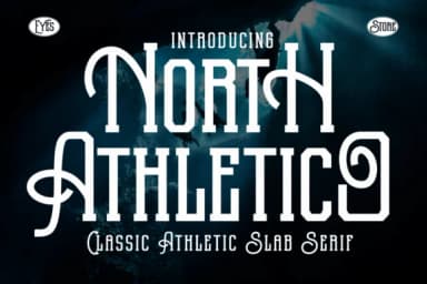 North Athletico by Eystore — Slab Serif Font — thumbnail 1