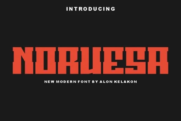 Norvesa by alonkelakon — Slab Serif Font