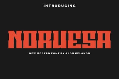 Norvesa by alonkelakon — Slab Serif Font — thumbnail 1