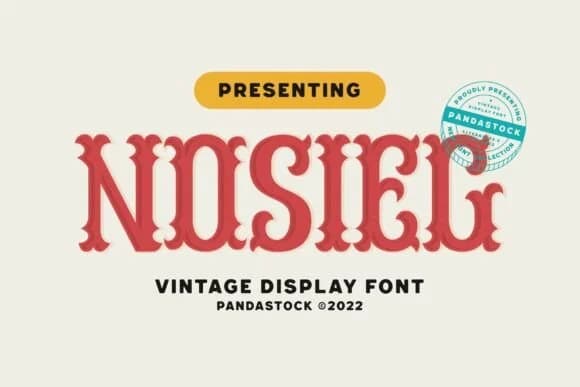 Nosieg by imoodev — Slab Serif Font