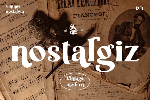 Nostalgiz by Graphue — Slab Serif Font