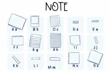 Note by Sirinart — Dingbats Font — thumbnail 2
