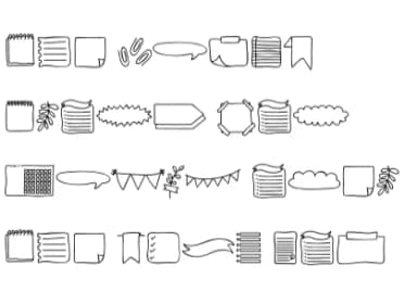 Note Doodle by Chonada — Dingbats Font — thumbnail 8