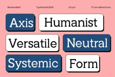 Noverion Slab by typehill — Slab Serif Font — thumbnail 2