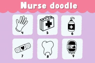 Nurse Doodle by Natchuta — Dingbats Font — thumbnail 4