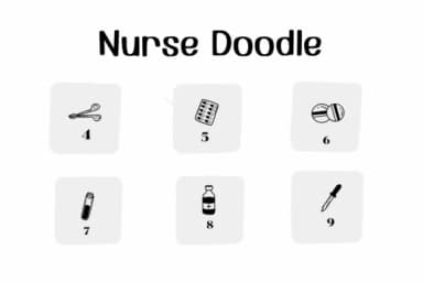 Nurse Doodle by Ketsarin — Dingbats Font — thumbnail 4