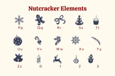 Nutcracker Elements by Pui Art — Dingbats Font — thumbnail 3