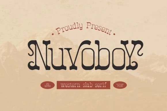 Nuvoboy by Denustudios — Slab Serif Font