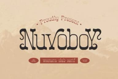 Nuvoboy by Denustudios — Slab Serif Font — thumbnail 1